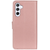 Θήκη flip με υποδοχή καρτών και δυνατότητα STAND για Samsung Galaxy A36 - Ροζ Χρυσό
