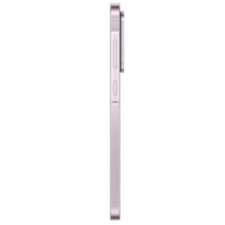 Πλευρική όψη του Samsung Galaxy A56 Awesome Pink με τα κουμπιά και το frame αλουμινίου