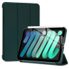 Θήκη Trifold Smart View και πίσω TPU για  iPad Mini 7/6 - Σκούρο Πράσινο