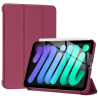 Θήκη Trifold Smart View και πίσω TPU για  iPad Mini 7/6 - Μπορντό