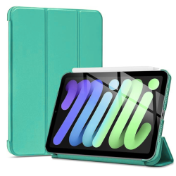 Θήκη Trifold Smart View και πίσω TPU για  iPad Mini 7/6 - Τιρκουάζ