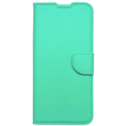 Θήκη flip με υποδοχή καρτών και δυνατότητα STAND για Xiaomi Redmi Note 14 5G - Τιρκουάζ