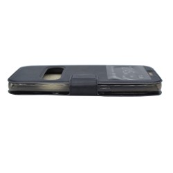 Θήκη flip με Call Display και STAND για Samsung S7 - μαύρο