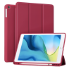 Θήκη iPad Trifold Smart View και πίσω TPU για Apple iPad 2022 10.9" - Μπορντό