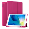 Θήκη TPU Trifold Smart View για Apple iPad Air 13 2024/Pro 12.9" - Φούξια