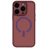 ObaStyle Semiclear Ματ Θήκη MagSafe για iPhone 16 Pro - Μπορντό