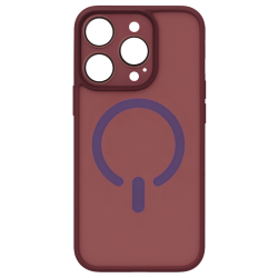 ObaStyle Semiclear Ματ Θήκη MagSafe για iPhone 16 Pro - Μπορντό