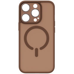 ObaStyle Semiclear Ματ Θήκη MagSafe για iPhone 16 Pro - Καφέ