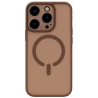 ObaStyle Semiclear Ματ Θήκη MagSafe για iPhone 16 Pro - Καφέ