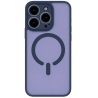 ObaStyle Semiclear Ματ Θήκη MagSafe για iPhone 16 Pro - Σκούρο Μπλε