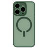 ObaStyle Semiclear Ματ Θήκη MagSafe για iPhone 16 Pro - Σκούρο Πράσινο