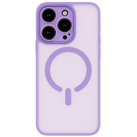 ObaStyle Semiclear Ματ Θήκη MagSafe για iPhone 16 Pro Max - Βιολετί