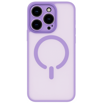 ObaStyle Semiclear Ματ Θήκη MagSafe για iPhone 16 Pro Max - Βιολετί