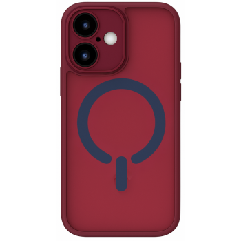 ObaStyle Semiclear Ματ Θήκη MagSafe για iPhone 16 - Μπορντό