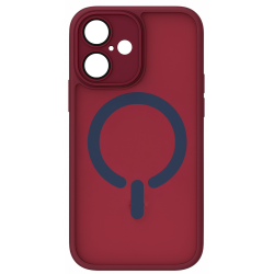 ObaStyle Semiclear Ματ Θήκη MagSafe για iPhone 16 - Μπορντό