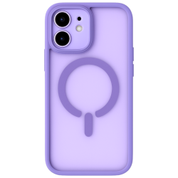 ObaStyle Semiclear Ματ Θήκη MagSafe για iPhone 11 - Βιολετί