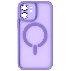 ObaStyle Semiclear Ματ Θήκη MagSafe για iPhone 11 - Βιολετί