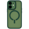ObaStyle Semiclear Ματ Θήκη MagSafe για iPhone 11 - Σκούρο Πράσινο
