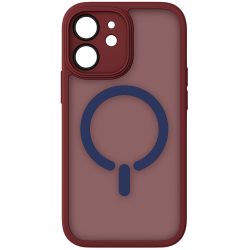 ObaStyle Semiclear Ματ Θήκη MagSafe για iPhone 11 - Μπορντό