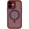ObaStyle Semiclear Ματ Θήκη MagSafe για iPhone 11 - Μπορντό