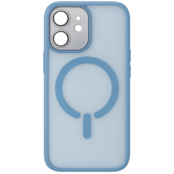 ObaStyle Semiclear Ματ Θήκη MagSafe για iPhone 11 - Γαλάζιο