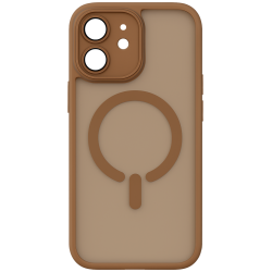 ObaStyle Semiclear Ματ Θήκη MagSafe για iPhone 11 - Καφέ