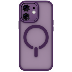 ObaStyle Semiclear Ματ Θήκη MagSafe για iPhone 11 - Μωβ