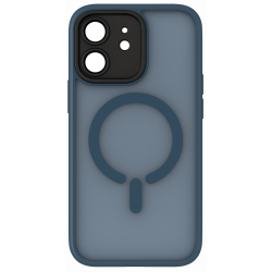 ObaStyle Semiclear Ματ Θήκη MagSafe για iPhone 11 - Σκούρο Μπλε