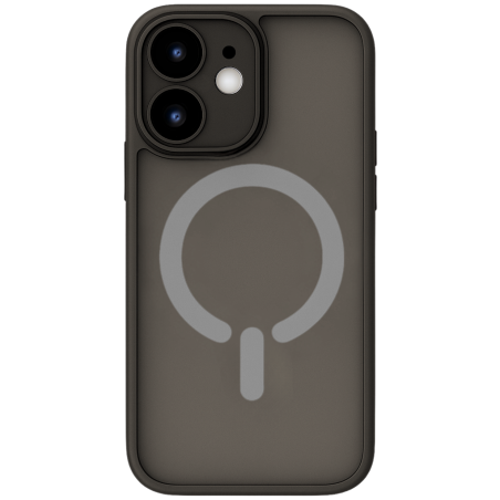 ObaStyle Semiclear Ματ Θήκη MagSafe για iPhone 11 - Μαύρο
