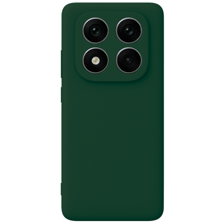 Θήκη κινητού Silky And Soft για Xiaomi Redmi Note 14 Pro Plus 5G - Σκούρο Πράσινο