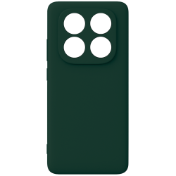Θήκη κινητού Silky And Soft για Xiaomi Redmi Note 14 Pro 5G - Σκούρο Πράσινο