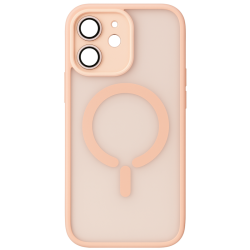ObaStyle Semiclear Ματ Θήκη MagSafe για iPhone 11 - Ροζ