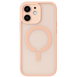 ObaStyle Semiclear Ματ Θήκη MagSafe για iPhone 11 - Ροζ
