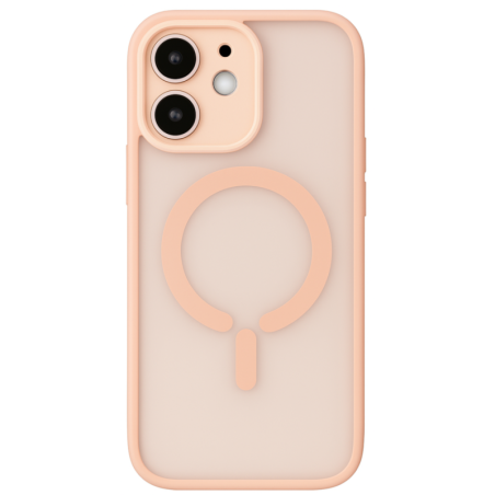 ObaStyle Semiclear Ματ Θήκη MagSafe για iPhone 11 - Ροζ