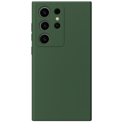 Θήκη Silky And Soft για Samsung Galaxy S24 Ultra - Σκούρο Πράσινο