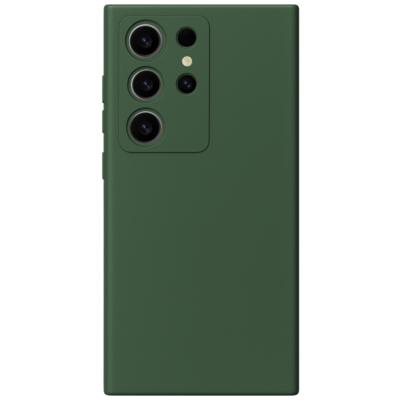 Θήκη Silky And Soft για Samsung Galaxy S24 Ultra - Σκούρο Πράσινο