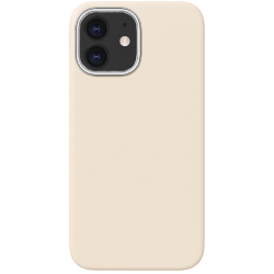Θήκη σιλικόνης TPU Ultra Slim 0.3mm Soft mat για iPhone 12 / 12 Pro - Μπεζ