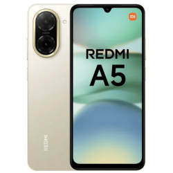 Xiaomi Redmi A5 4G 3GB/64GB - Sandy Gold μπροστινή και πίσω όψη