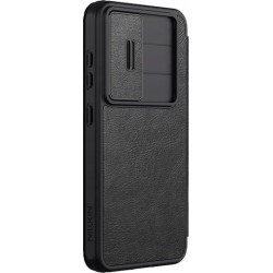 Nillkin Qin Pro Back Cover Δερμάτινη για Samsung Galaxy S25 Ultra - Μαύρο