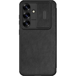 Nillkin Qin Pro Back Cover Δερμάτινη για Samsung Galaxy S25 Ultra - Μαύρο