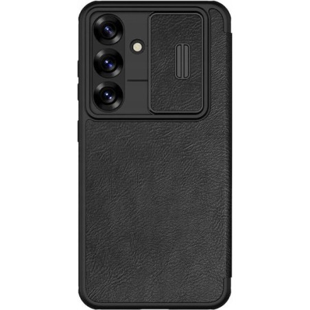 Nillkin Qin Pro Back Cover Δερμάτινη για Samsung Galaxy S25 Ultra - Μαύρο