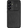Nillkin Qin Pro Back Cover Δερμάτινη για Samsung Galaxy S25 Ultra - Μαύρο