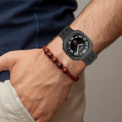 Tech-Protect Stainless Λουράκι από Ανοξείδωτο Ατσάλι για Galaxy Watch Ultra 47mm - Μαύρο