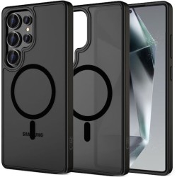 Θήκη Σιλικόνης Tech-Protect Magmat Back Cover Magsafe για Samsung Galaxy S25 Ultra - Μαύρο