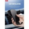 XO C37 Car Phone Holder Βάση στήριξης Smartphone αεραγωγών αυτοκινήτου Μαύρη