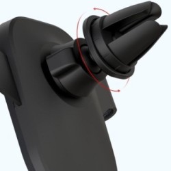 XO C37 Car Phone Holder Βάση στήριξης Smartphone αεραγωγών αυτοκινήτου Μαύρη