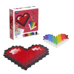 Giochi Preziosi Plus-Plus: Τουβλάκια Puzzle By Number Για 5 Έως 12 Ετών/Καρδιές 250 Κομμάτια (PLS3911)