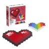 Giochi Preziosi Plus-Plus: Τουβλάκια Puzzle By Number Για 5 Έως 12 Ετών/Καρδιές 250 Κομμάτια (PLS3911)