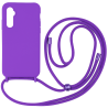 Θήκη Silky And Soft με Λουράκι Λαιμού για Samsung Galaxy A36 - Βιολετί