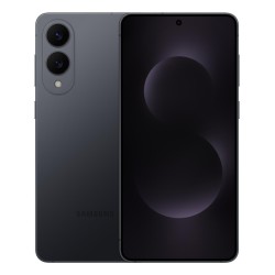 Samsung Galaxy S25 Edge 5G Titanium Jetblack, μπροστά και πίσω όψη